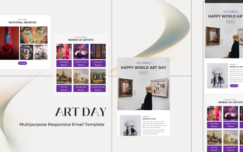 Art Day – Responsive Email Template Newsletter Template