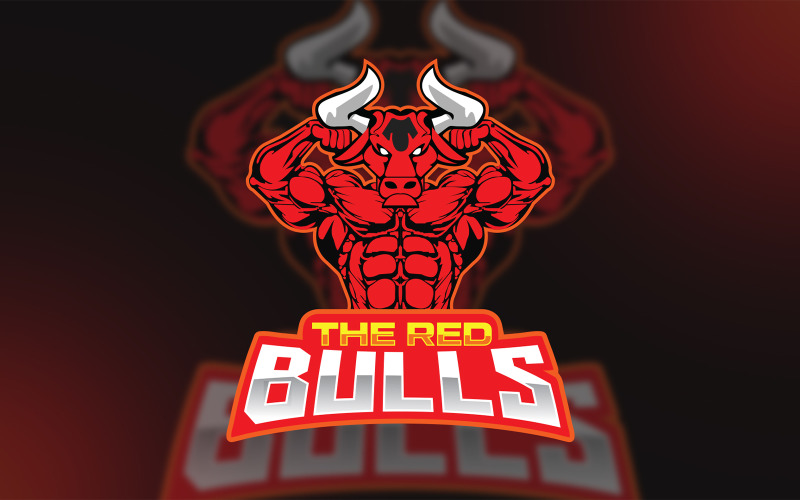 Mascot Logo Design – The Red Bull Logo Template