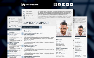 Research scientist Resume Template | Finish Resume
