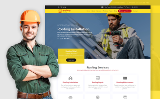 Roofking | Roofing Ready-to-Use Multipurpose Responsive Website Template