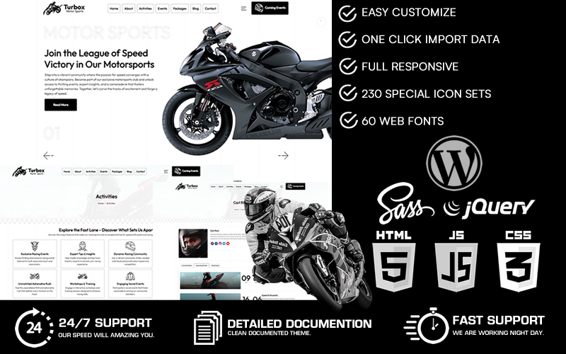 Kit Graphique #369246 Motorcycle Motorcycle Divers Modles Web - Logo template Preview
