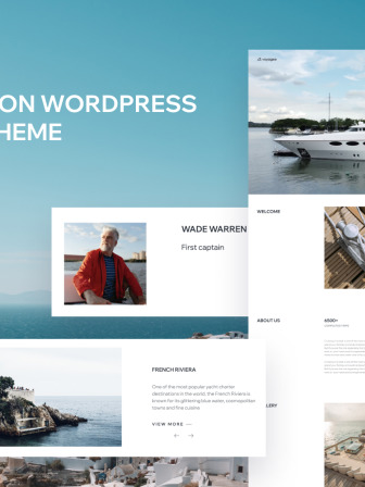 Voyagee - Yacht Vacation WordPress Elementor Theme