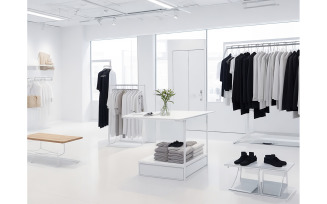 Clothing Product Showcase In Showroom #20