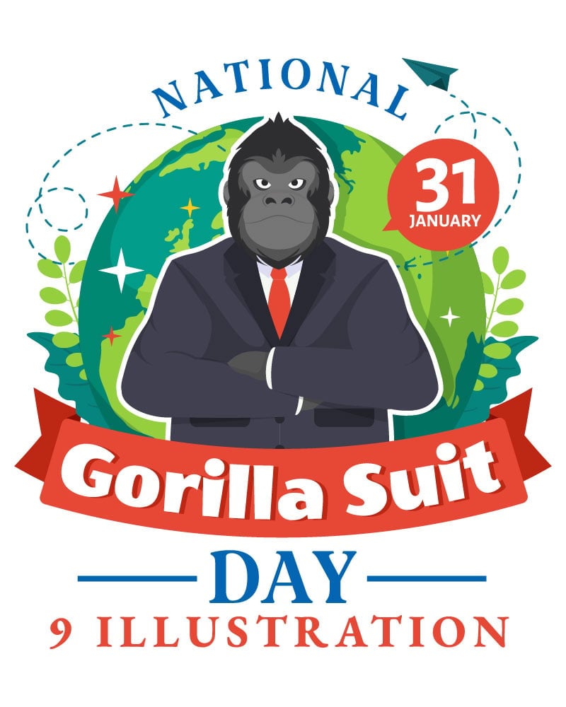 Kit Graphique #369309 National Gorille Divers Modles Web - Logo template Preview