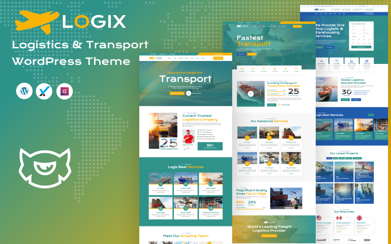 Logix - Logistics & Transport WordPress Theme
