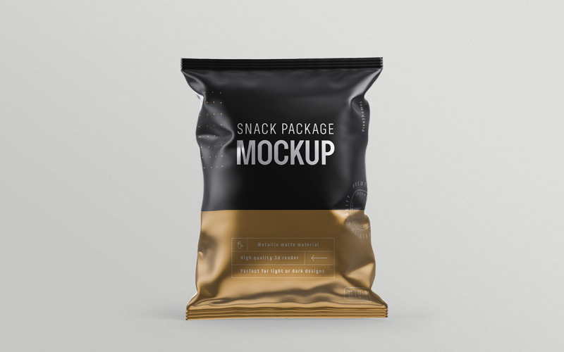 Snack Package Mockup PSD Template Vol 01 Product Mockup