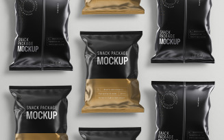Snack Package Mockup PSD Template Vol 12