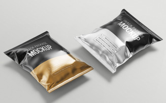 Snack Package Mockup PSD Template Vol 17