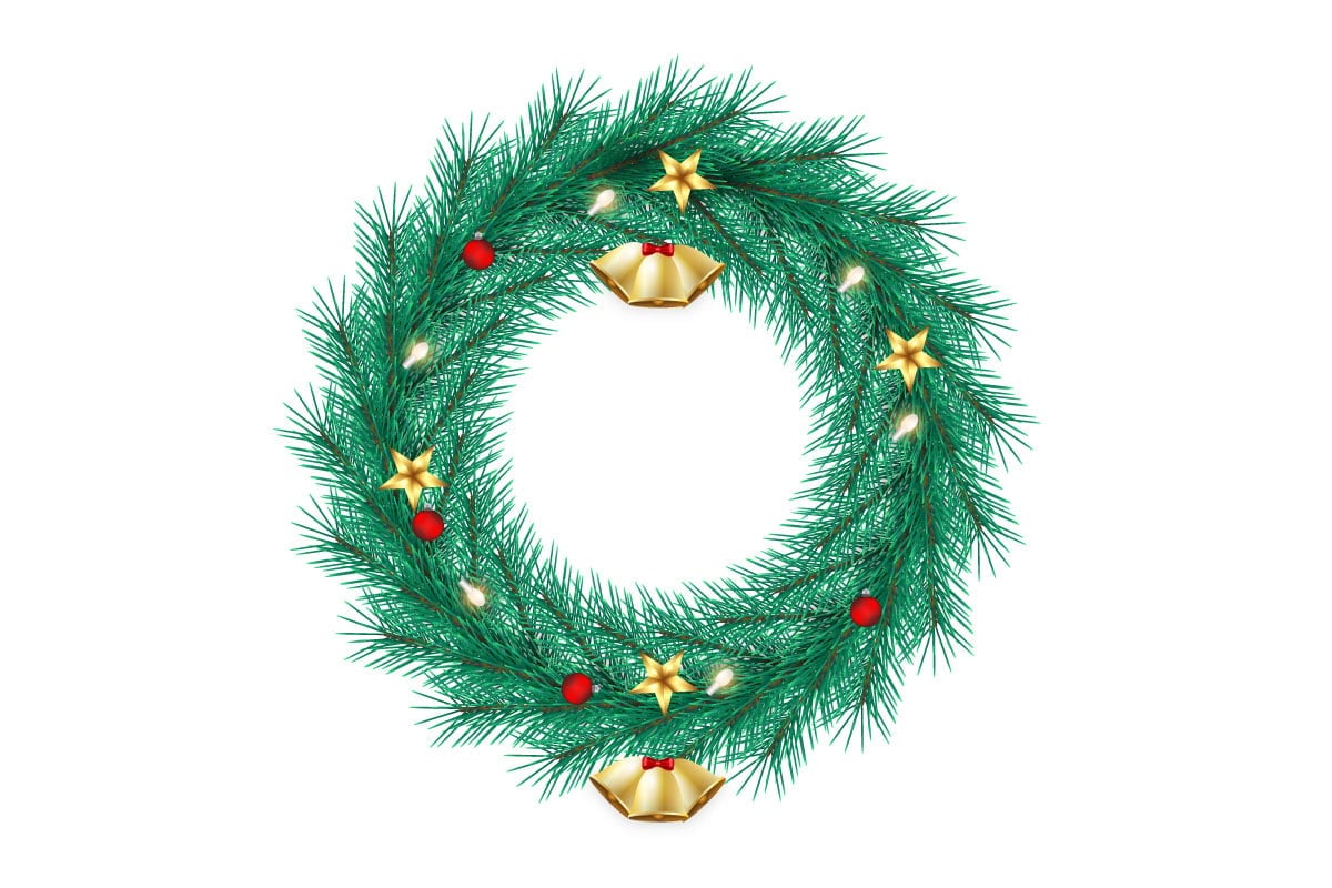 Template #369451 Wreath Christmas Webdesign Template - Logo template Preview