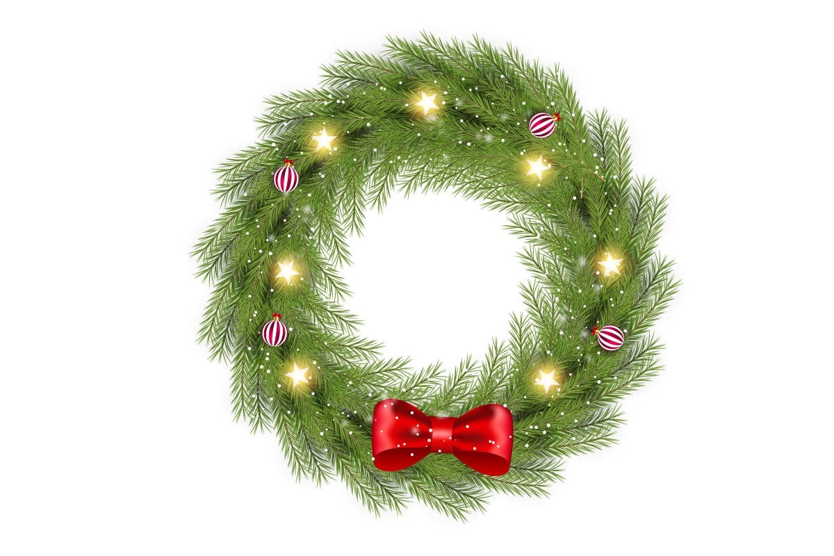 Template #369456 Wreath Christmas Webdesign Template - Logo template Preview