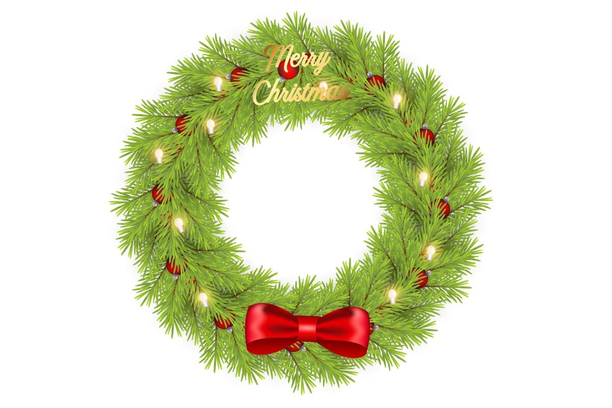 Template #369459 Wreath Christmas Webdesign Template - Logo template Preview