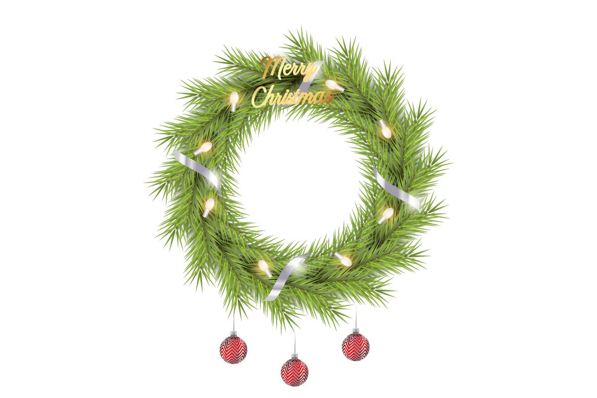 Template #369466 Wreath Christmas Webdesign Template - Logo template Preview