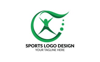 Free sports logo design template
