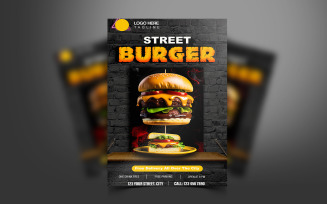 Street Burger/King Burger Flyer