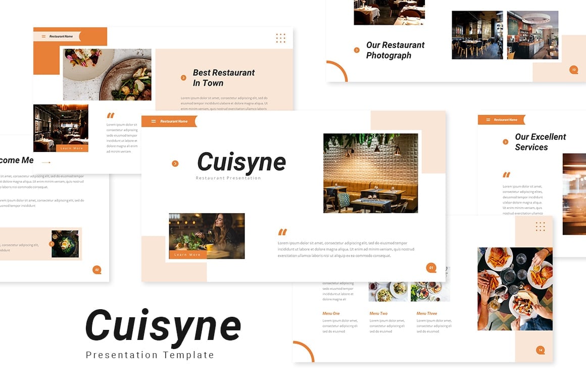 Template #369509 Food Cuisine Webdesign Template - Logo template Preview
