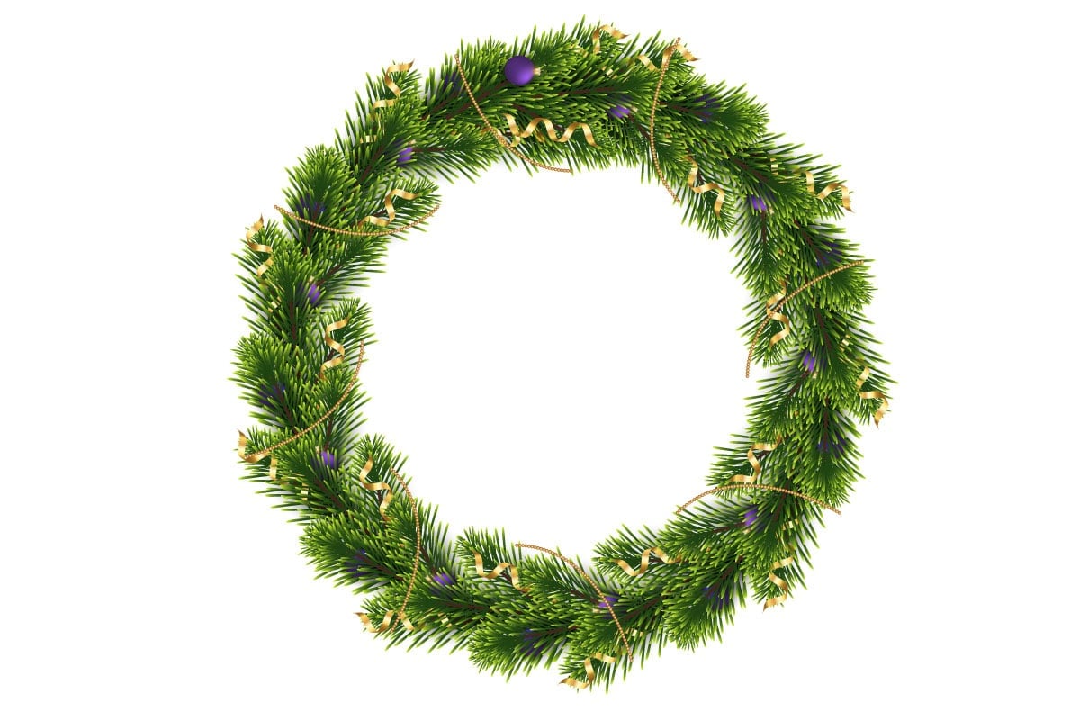 Template #369512 Wreath Christmas Webdesign Template - Logo template Preview
