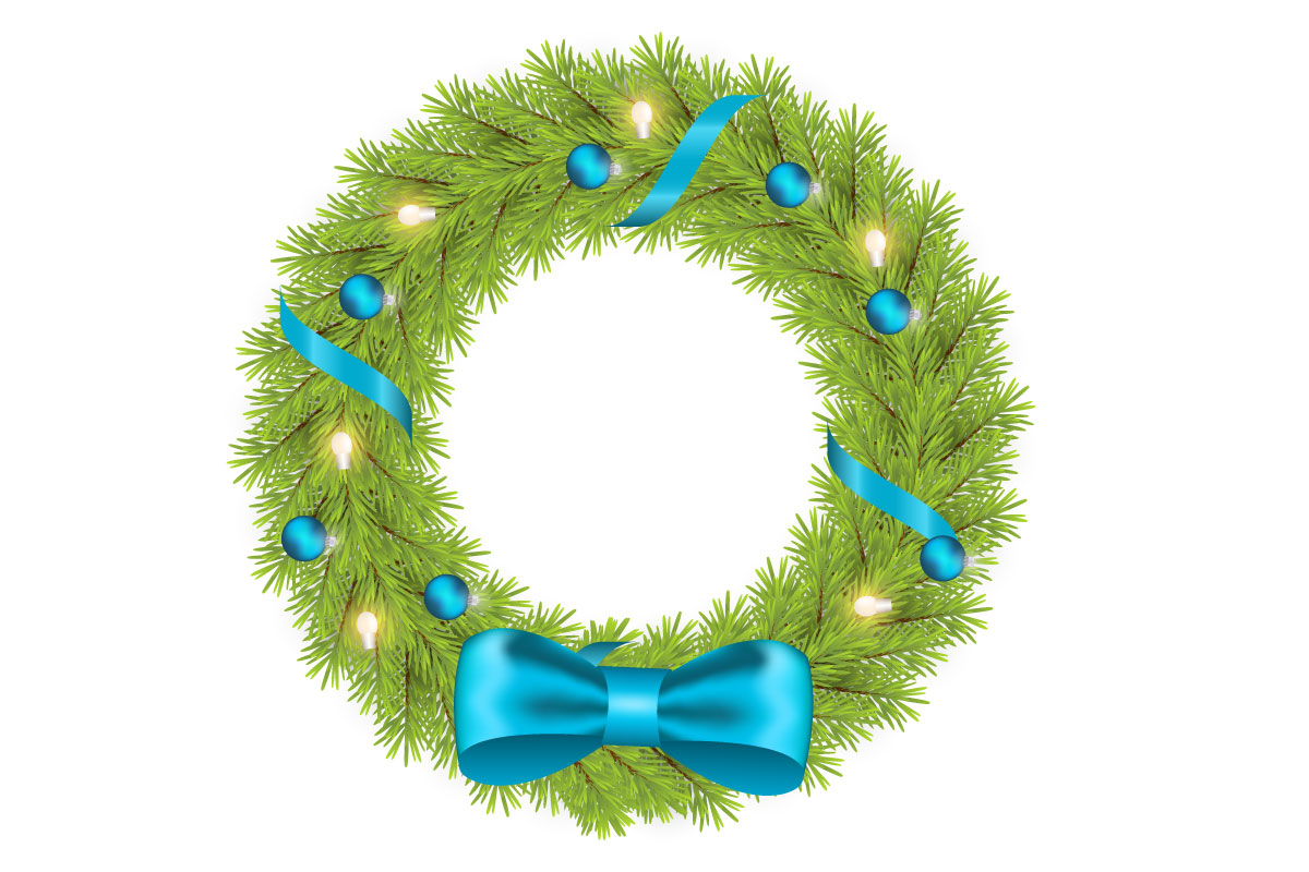 Template #369517 Wreath Christmas Webdesign Template - Logo template Preview