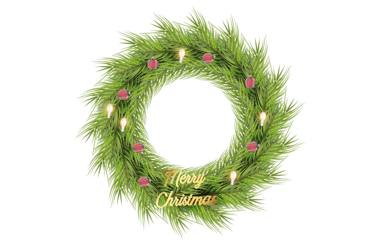 Template #369518 Wreath Christmas Webdesign Template - Logo template Preview