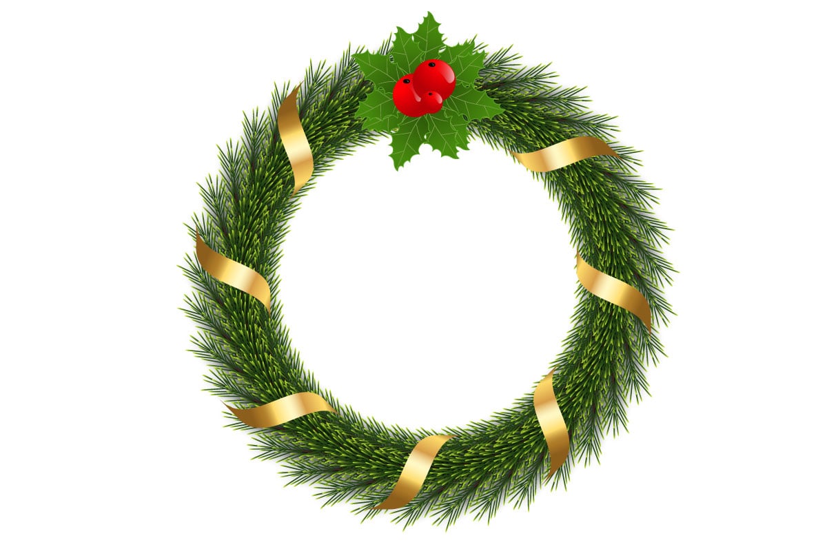 Template #369521 Wreath Christmas Webdesign Template - Logo template Preview
