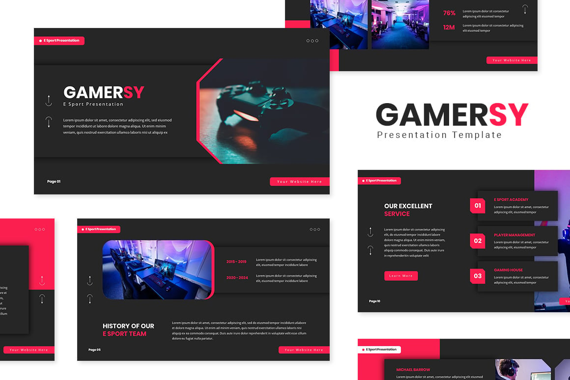 Kit Graphique #369531 Gaming Comptition Divers Modles Web - Logo template Preview