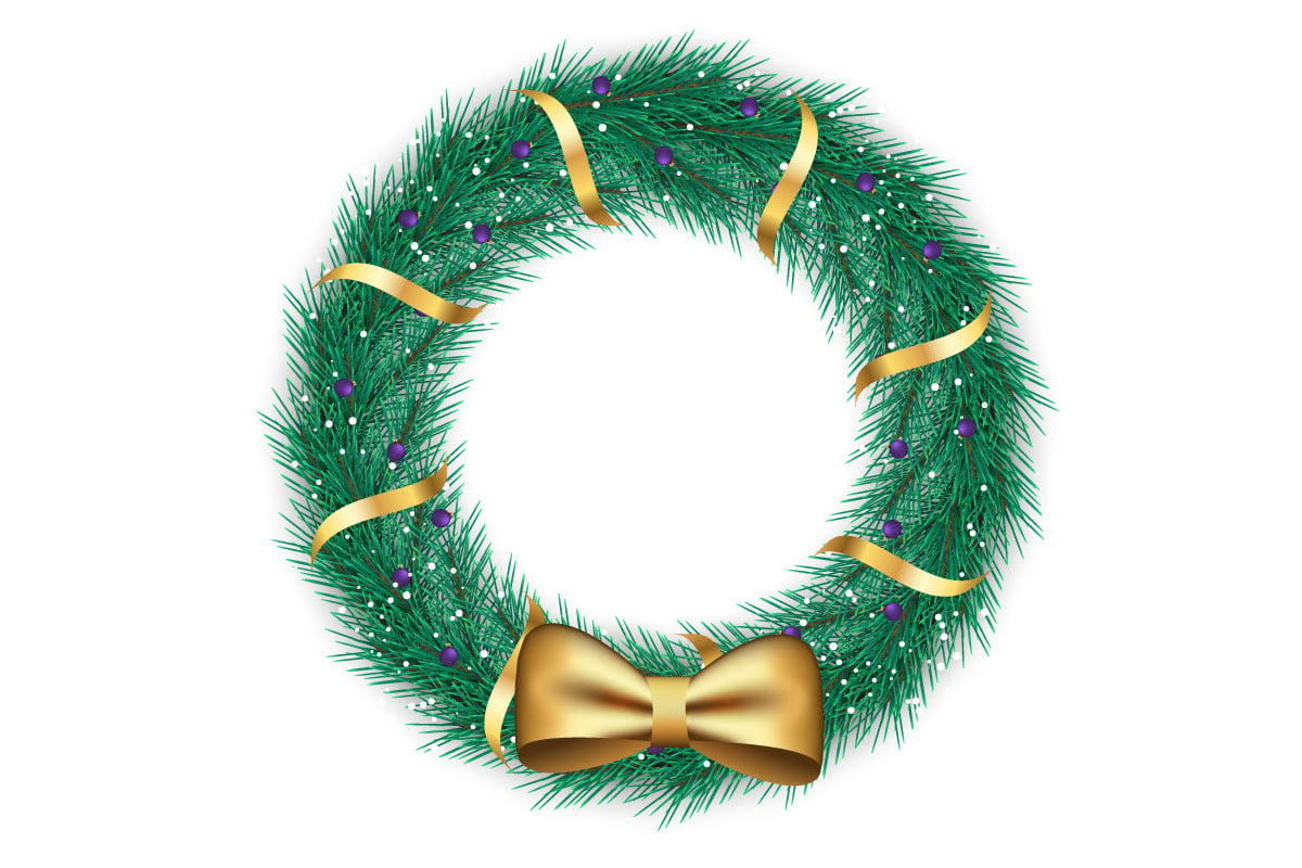 Template #369546 Wreath Christmas Webdesign Template - Logo template Preview
