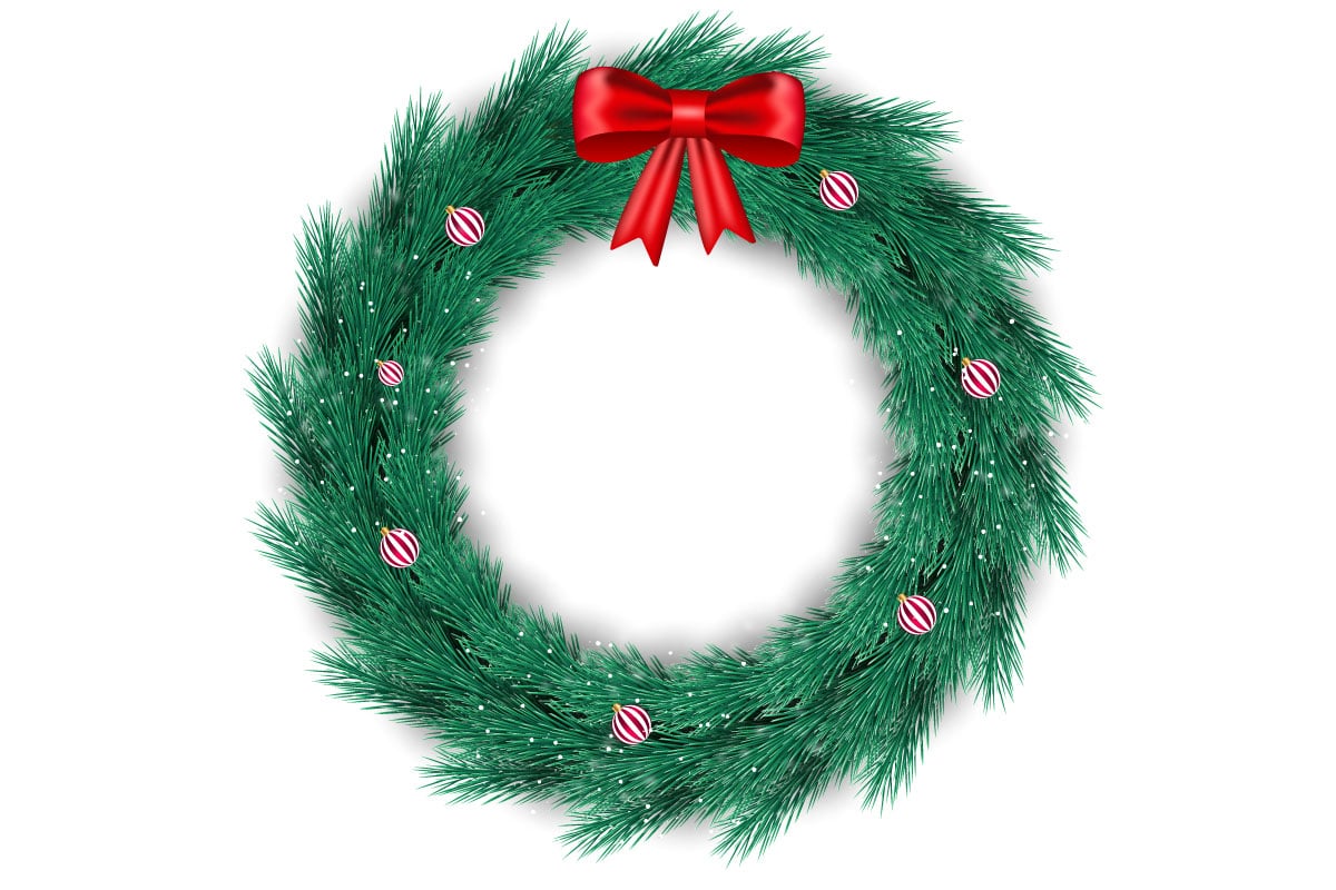 Template #369555 Wreath Christmas Webdesign Template - Logo template Preview