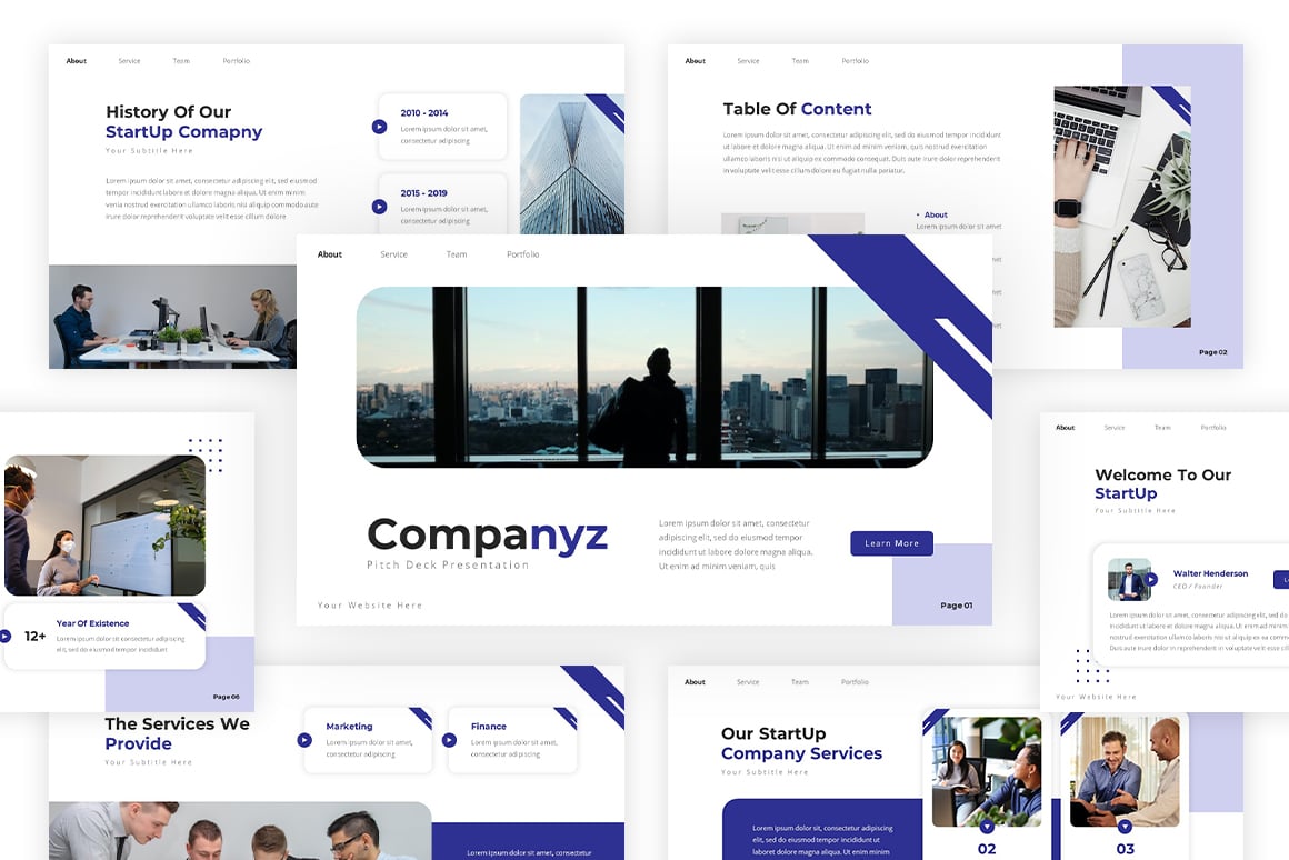 Template #369584 Company Marketing Webdesign Template - Logo template Preview