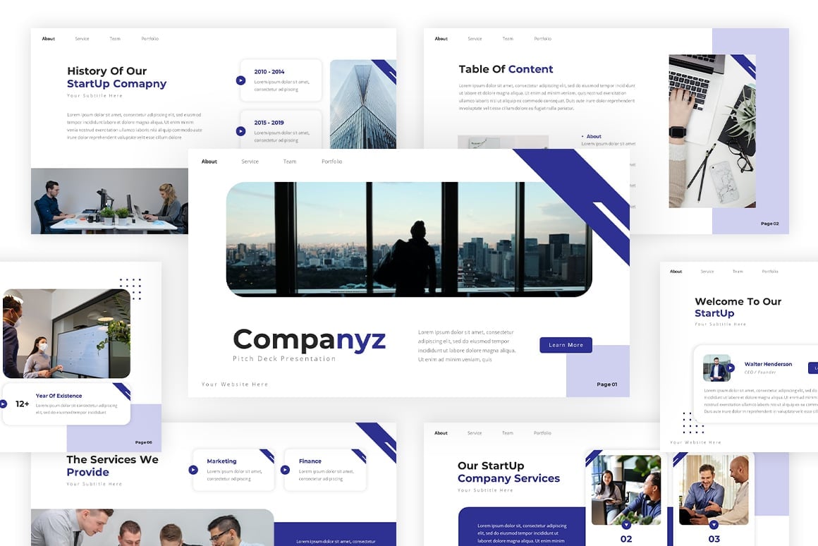 Template #369584 Company Marketing Webdesign Template - Logo template Preview