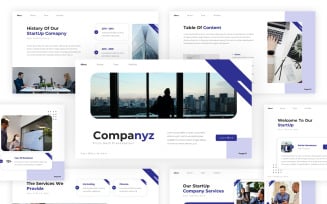 Companyz - Pitch Deck Powerpoint Template