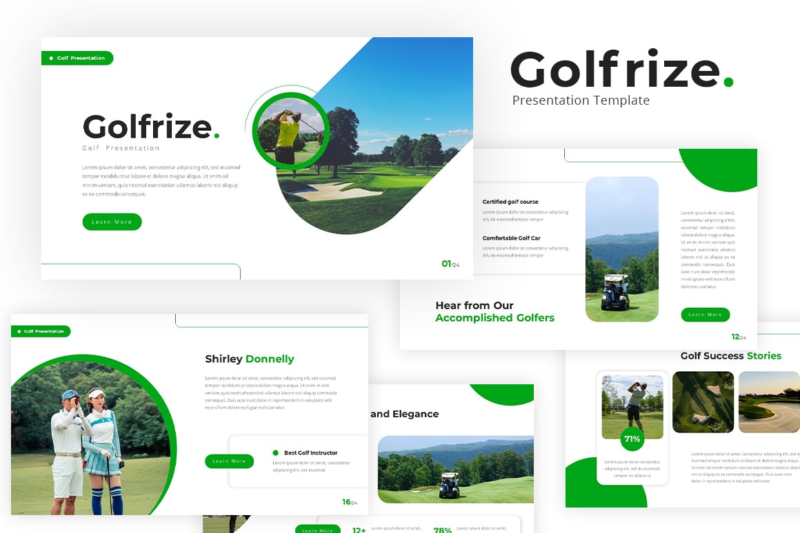 Kit Graphique #369602 Golf Putter Divers Modles Web - Logo template Preview