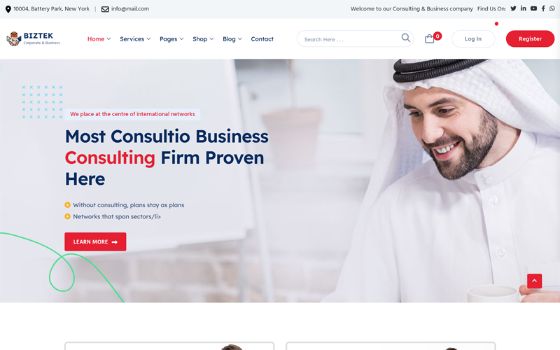 Biztek - Corporate & Business Template