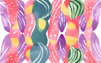 Abstract watercolor background. Hand-drawn illustration. Bright colors