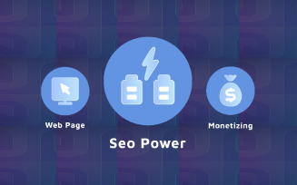 50 Gradient Seo Business Icons