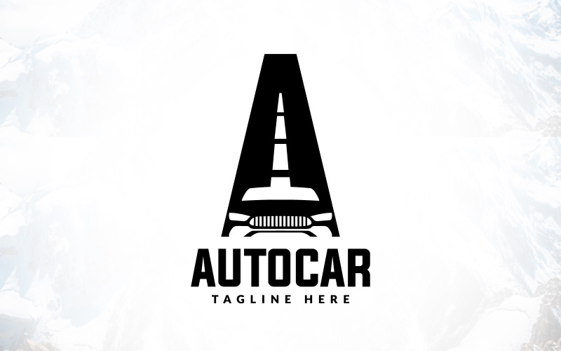 Letter A Automotive Brand Car Logo Design Logo Template