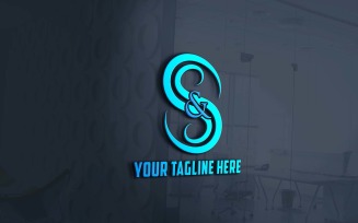 S and S Letter Logo Design 7