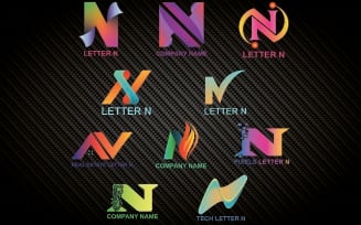 Letter N Logo Template For All Companies And Brands