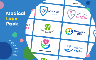 Med.Care.Center – Medical Logo Pack Template