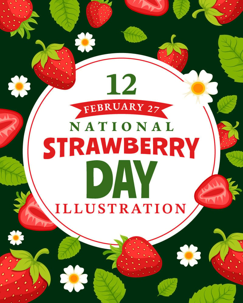 Template #369873 Strawberry Day Webdesign Template - Logo template Preview