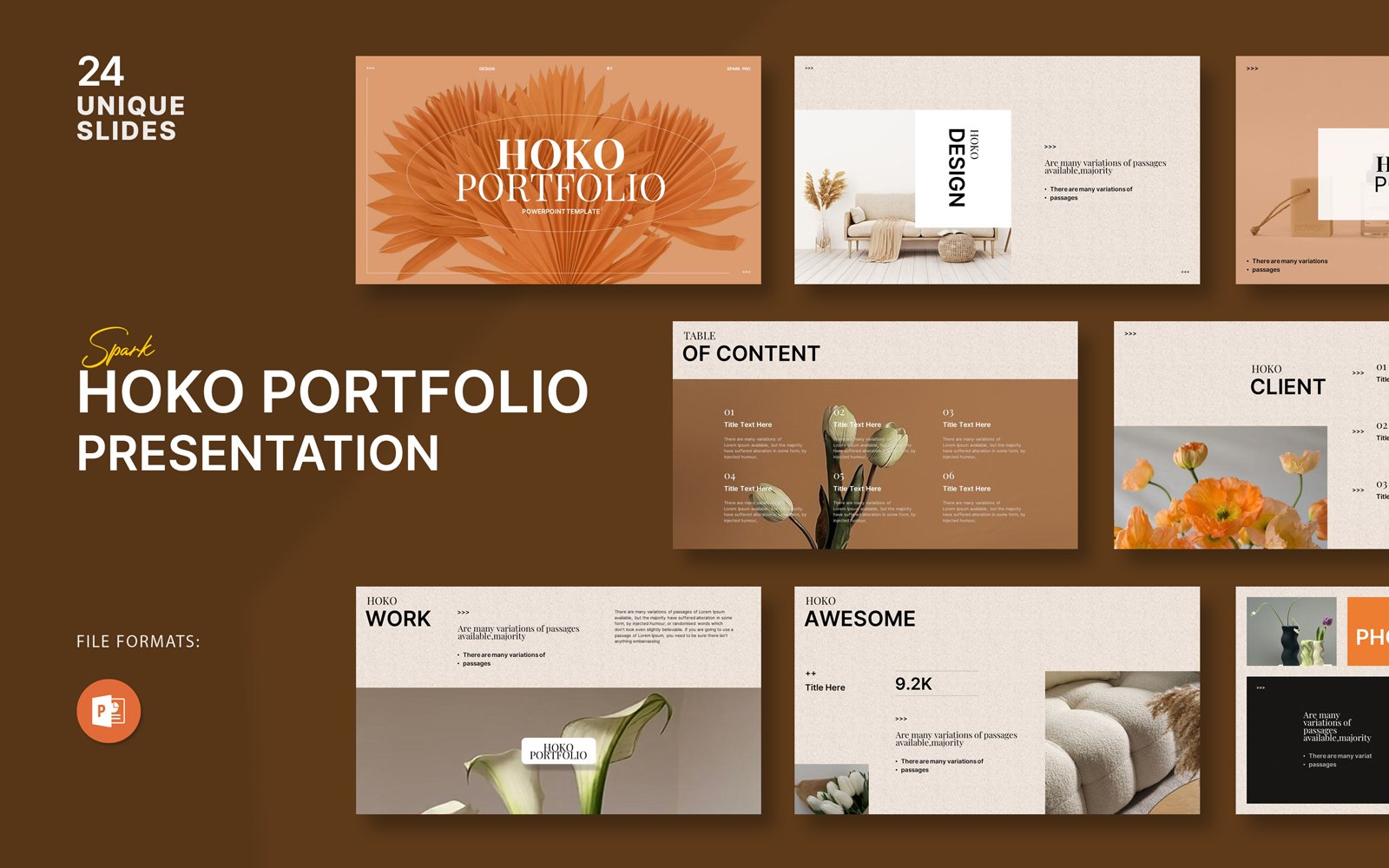 Kit Graphique #369878 Hoko Portfolio Divers Modles Web - Logo template Preview