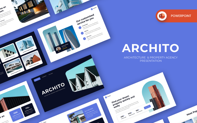 Archito - Architecture & Property Agency PowerPoint PowerPoint Template