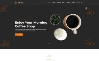 Comfy - Coffee Shop and Tea Shop HTML5 Template