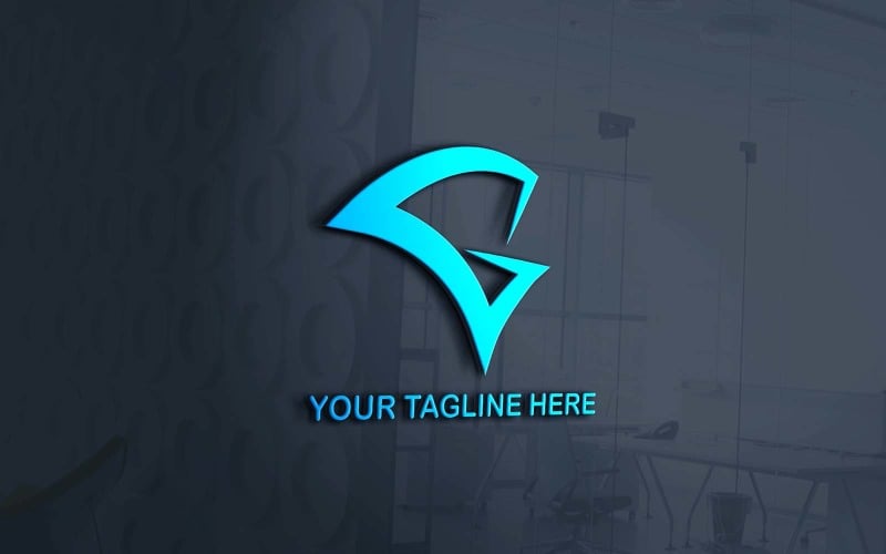 Creative G Trendy Company Logo Design Logo Template