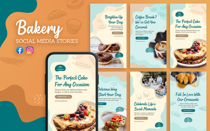 Instagram Stories - Bakery Social Media