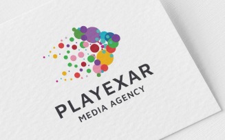 Media Play Pixel Company Logo