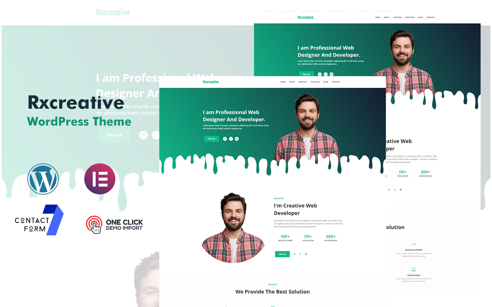 Rxcreative Personal Portfolio WordPress  Themes 370052