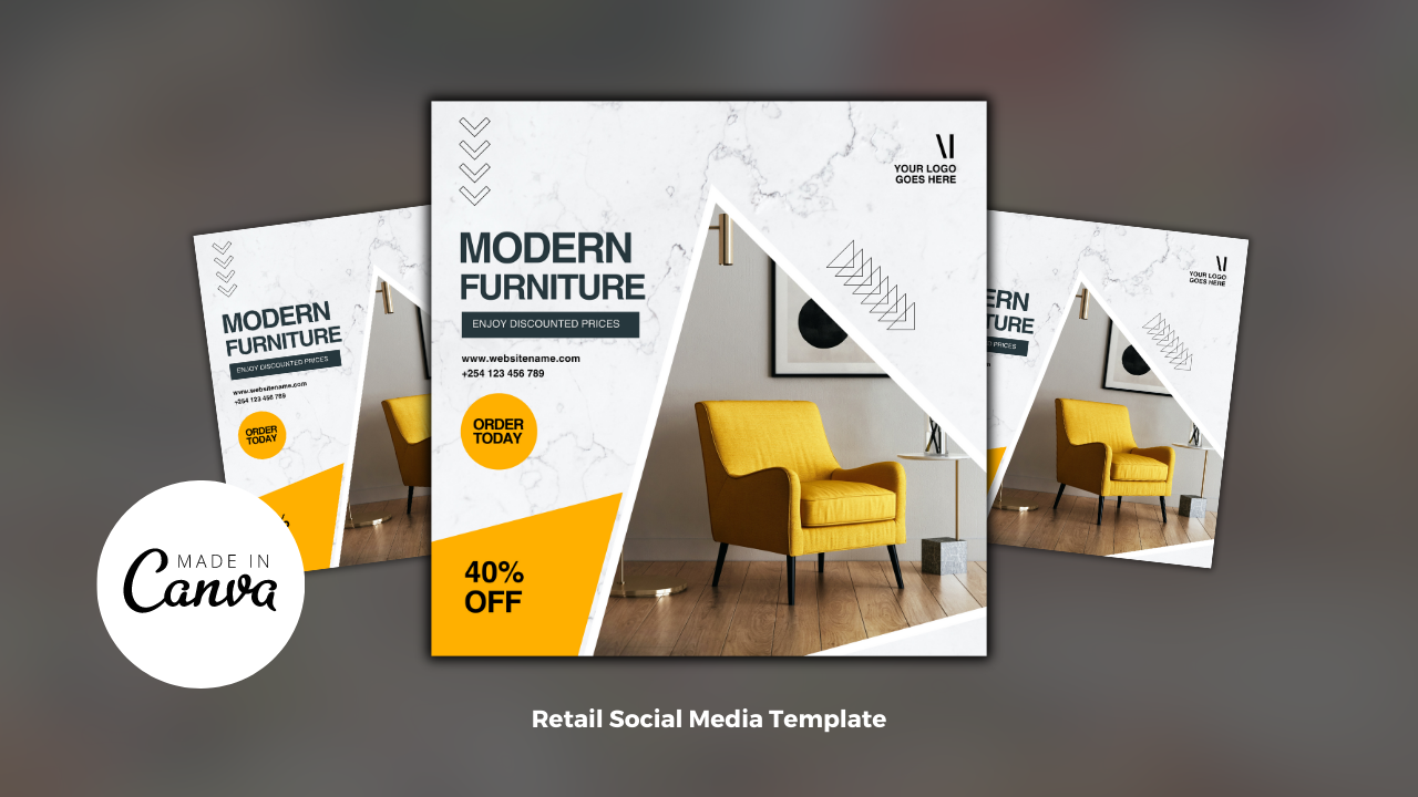 Modern Furniture Sale Flyer Template