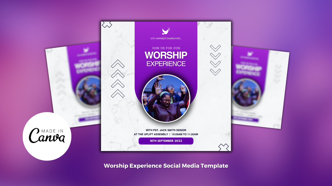 Worship Experience Church Design Template