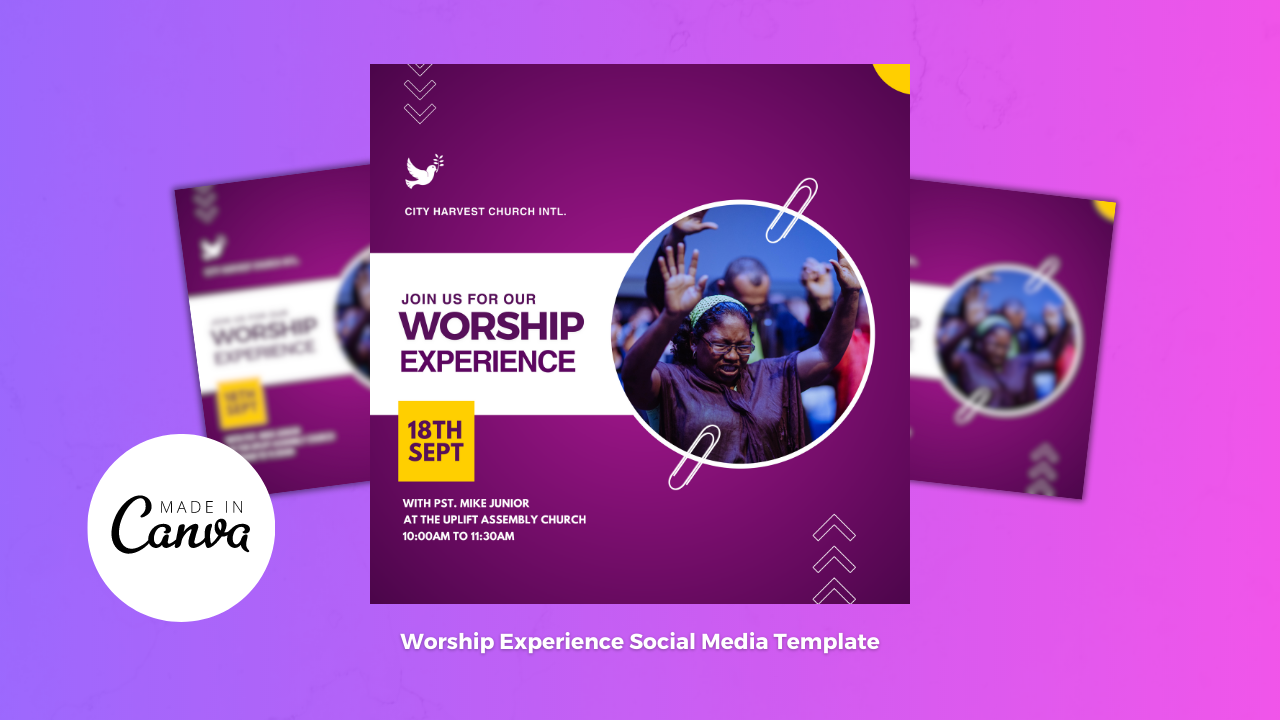 Worship Experience Flyer Template
