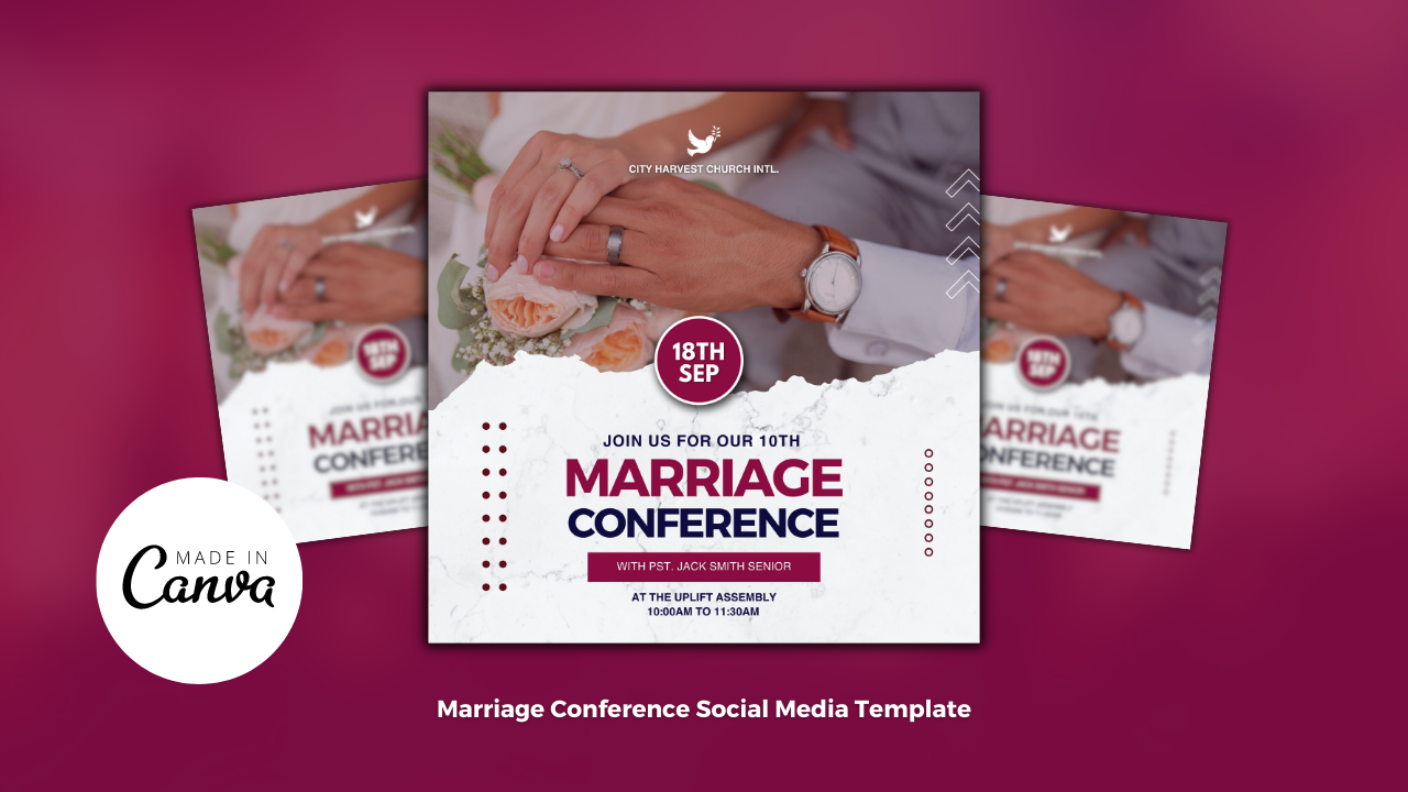 Marriage Conference Design Templatev