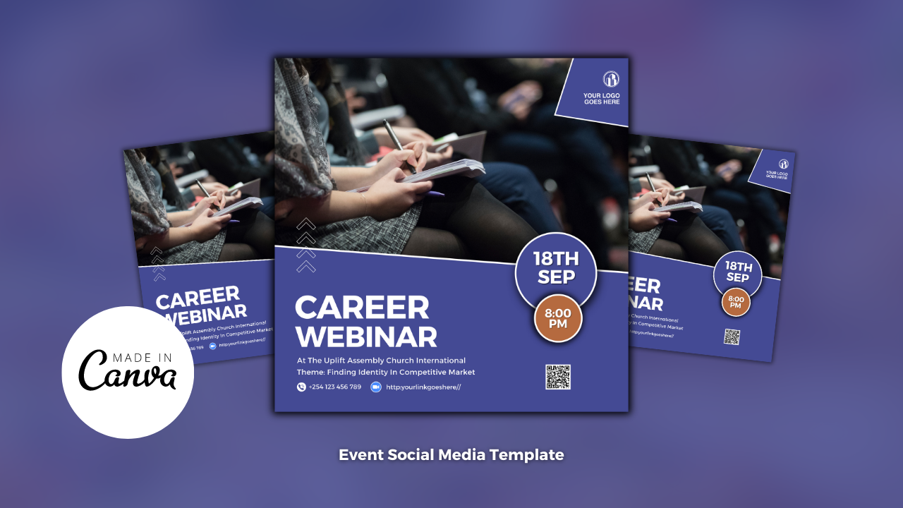 Career Webinar Design Template